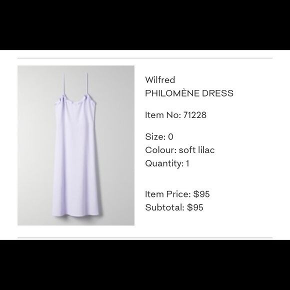 Dresses, body suit and pants from Aritzia - Picture 1 of 1